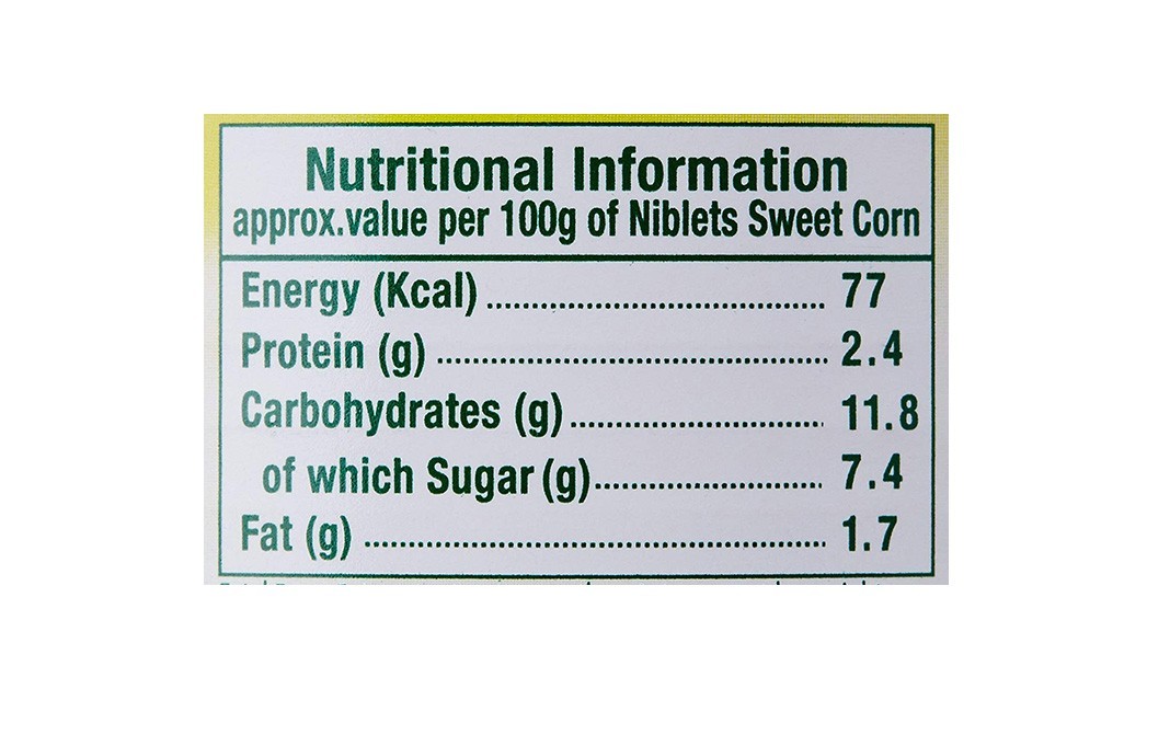 Green Giant Niblets Sweet Corn    Tin  340 grams
